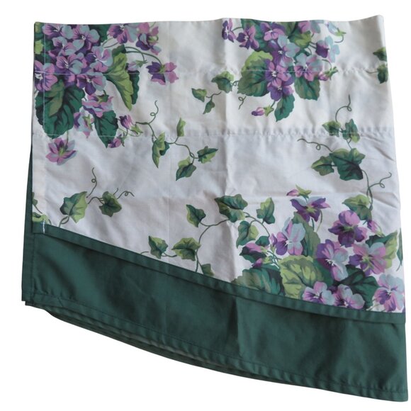 Vintage Waverly Garden Room Sweet Violets Curtain Valance 14" X 72" Unlined - Picture 2 of 8